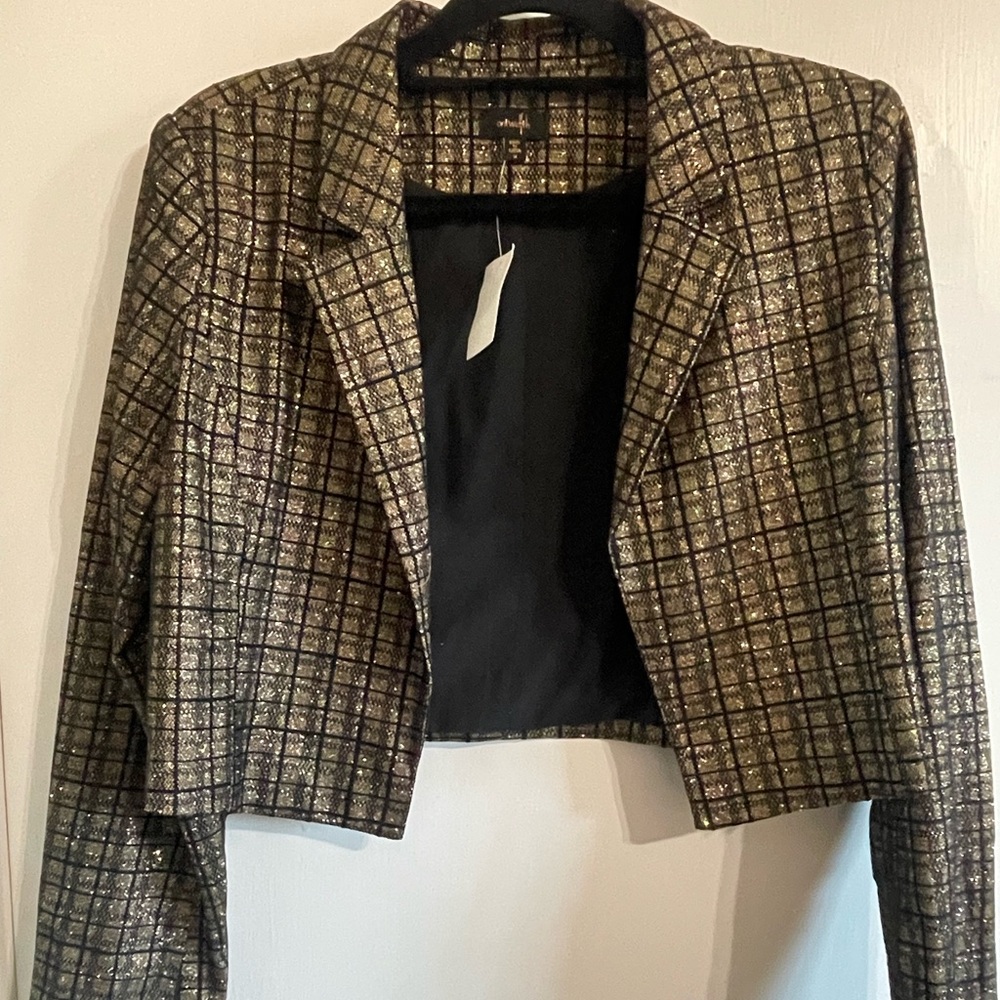 Ontwelfth Cropped Party Dress Jacket Size Medium